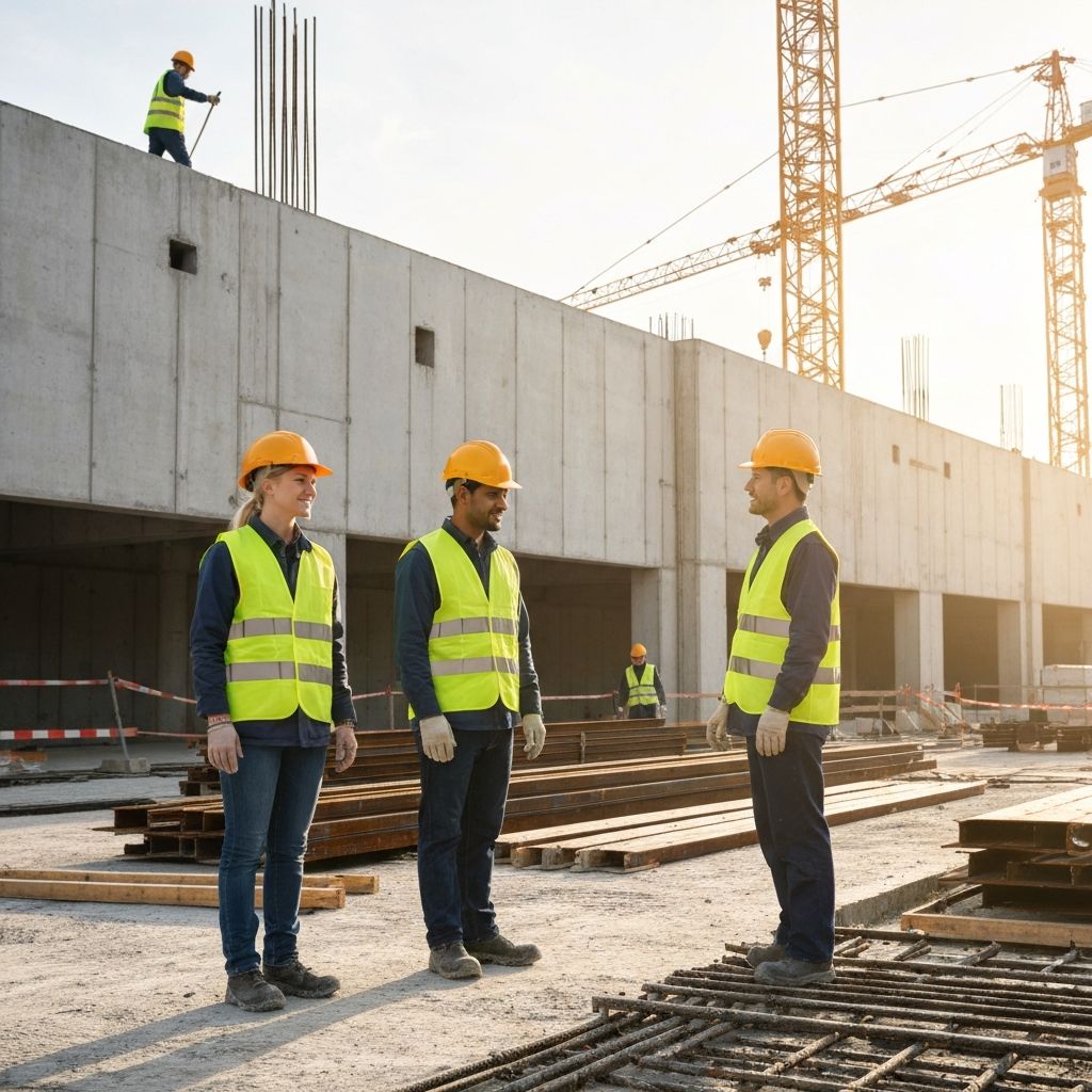 Construção profissional de alvenaria